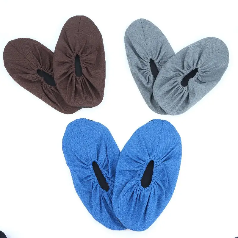 5Pairs Reusable Shoe Covers Unisex Non-slip Washable Keep Floor Carpet Cleaning Household Shoes Protector Cover Shoes Covers