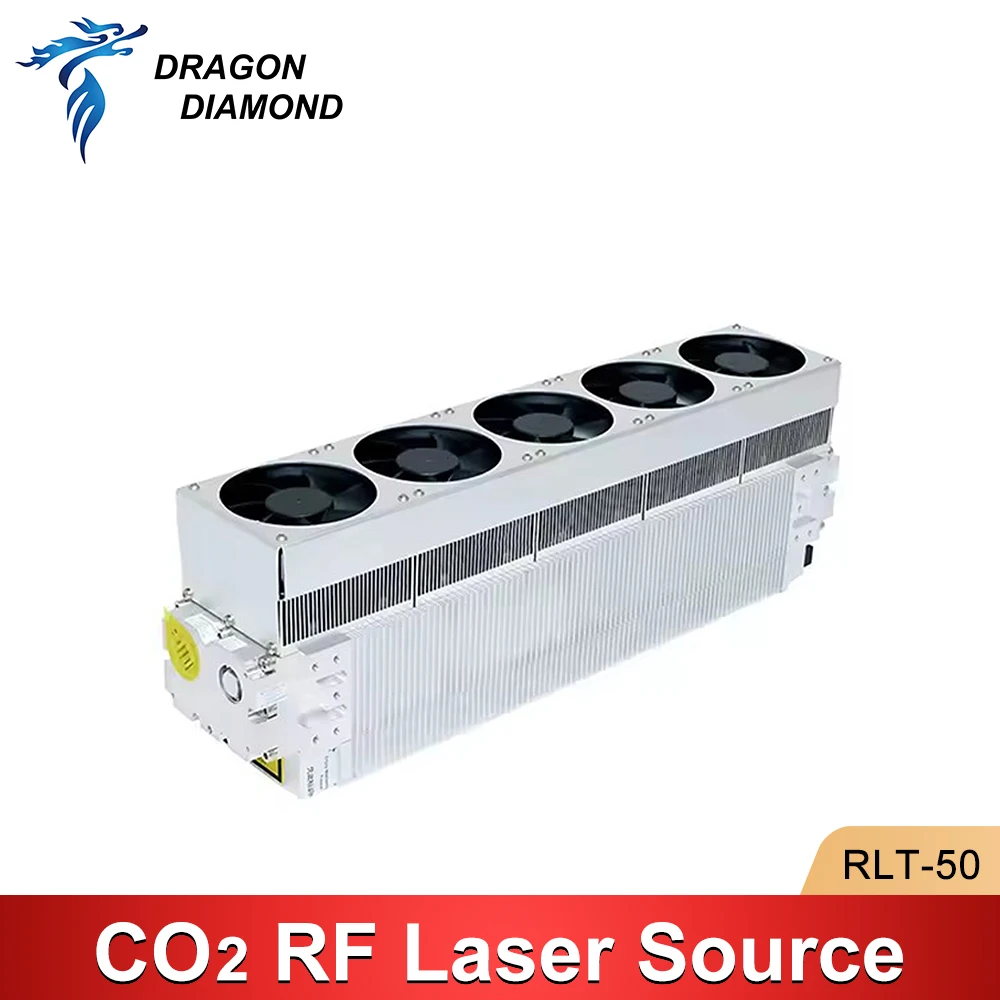 Professional YongLi Co2 RF Laser Source RLT-50A/50L 10600um Water Cooling/Air Cooling For Co2 Marking Machine