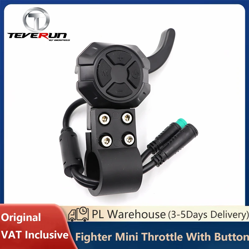 Accélérateur multifonction original avec bouton pour trottinette Teverun Fighter Mini/FighterMini PRO/ECO/Blade GT II