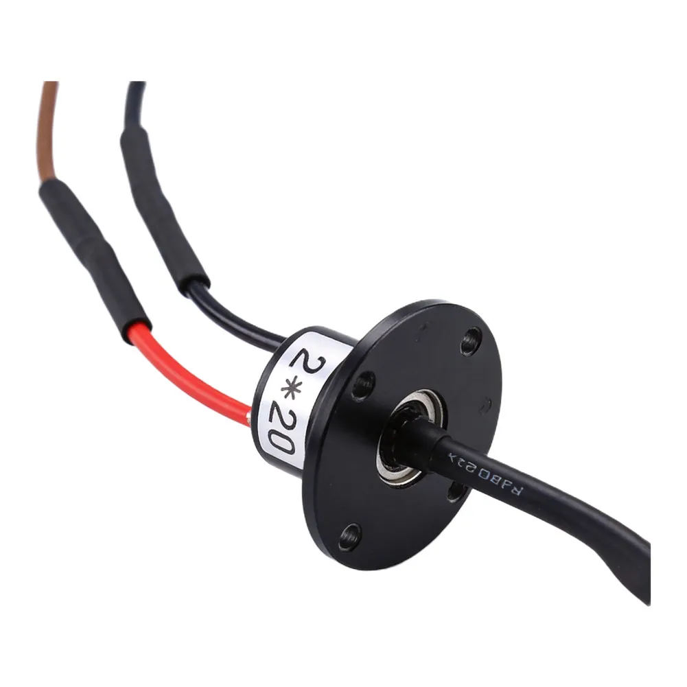 22mm Slip Ring for Powered Dining Table Mechanisms 20A 30A Current 240VDC Voltage 360 Degree Rotation and IP51 Dust Protection
