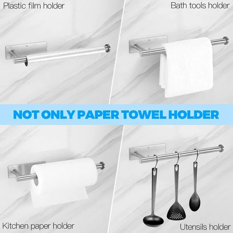 CYCLI-Paper Towel Holder,33Cm-Stylish Kitchen Accessory For Easy Access And Organization Storage