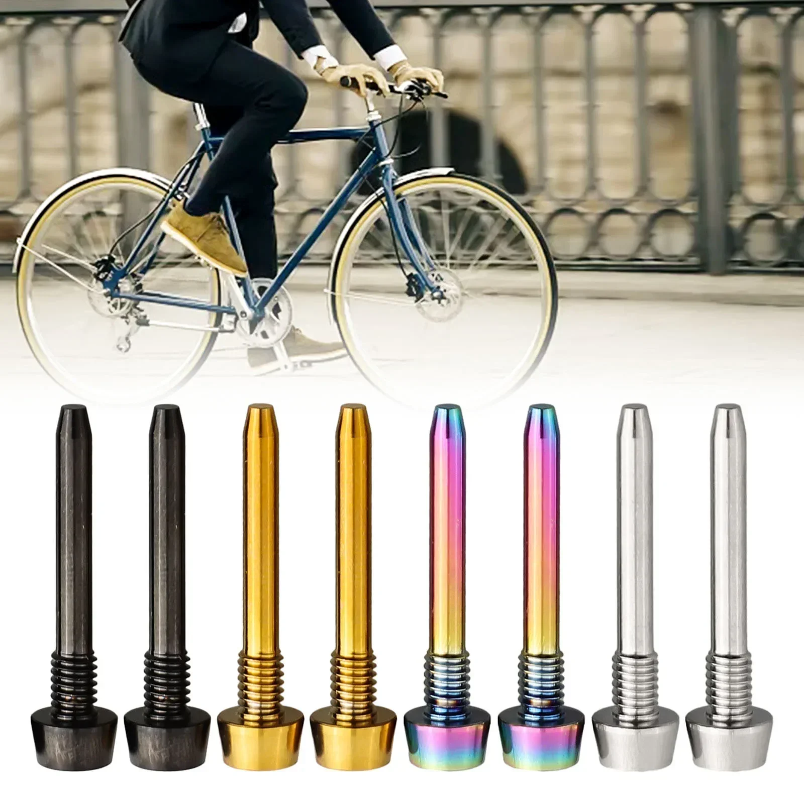 

2pcs Bike Brake Pad Retaining Pin M4x26mm Bicycle Titanium Alloy Disc Brake Caliper Bolt Pin Plug For Magura MT2/4/5/6/8
