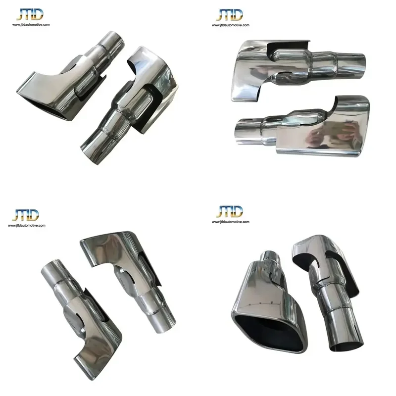 High Quality JTLD Universal Stainless Steel Exhaust Tip 1.2mm Thick Exhaust Accessories