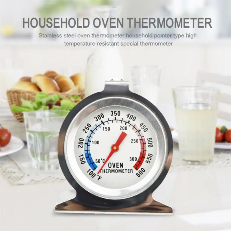 Stainless Steel Oven Cookware Thermometer Thermometer Mini Thermometer Barbecue Thermometer For Home Cooking 50~300℃/100℉~600℉