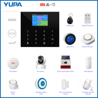 PG-105 Wifi GSM Home Security Alarm System App Control Remote Window Door Pir Siren Smoke Gas Wireless Sensor Infrared Tuya APP