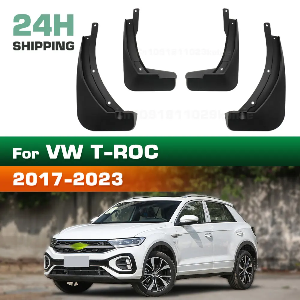 For Volkswagen VW T-ROC T Roc TRoc 2017 2018 2019 Fender Mudflaps Splash Guards Mudguards Mud Flaps car Accessories
