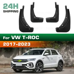 For Volkswagen VW T-ROC T Roc TRoc 2017 2018 2019 Fender Mudflaps Splash Guards Mudguards Mud Flaps car Accessories