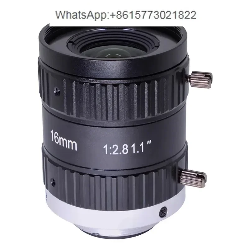 20 million 1.1-inch industrial lens 12mm fixed focus 16mm manual aperture C port 25mm low distortion camera lens