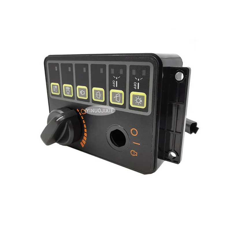 

For Excavator Accessories, Suitable For Modern R215 Throttle Knob Switch Box Assembly Control Panel 21N8-2