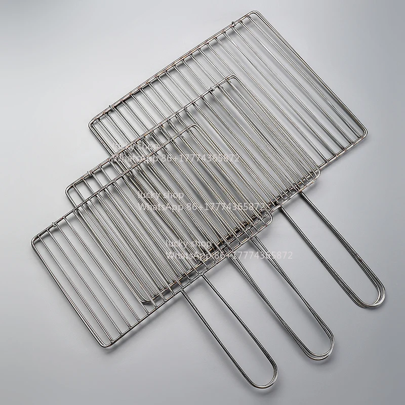 Clip Mesh Bold Vertical Bar Stainless Steel Encryption