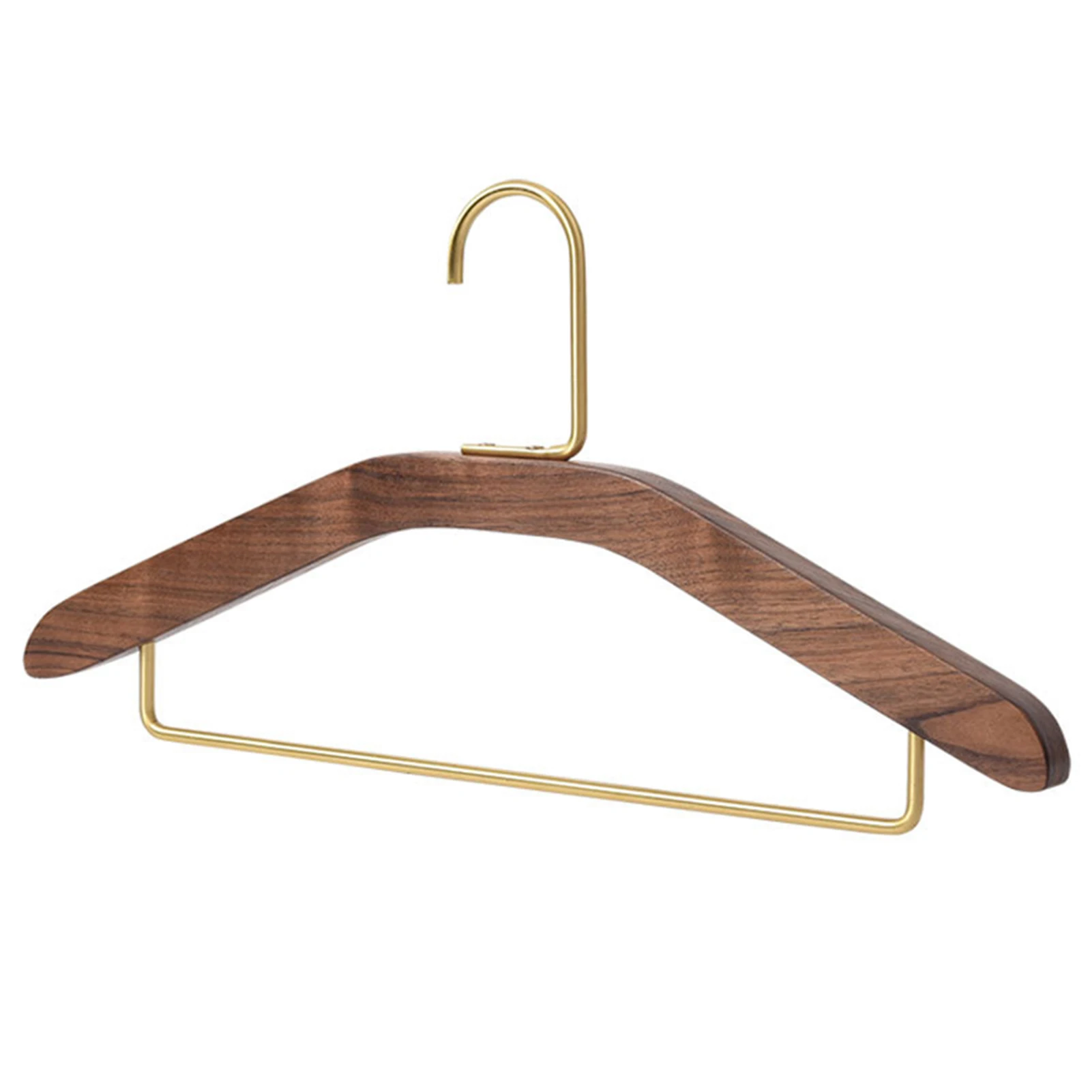 Black Walnut Solid Wood Coat Rack Good Toughness Not Easy To Break Suitable For Balcony