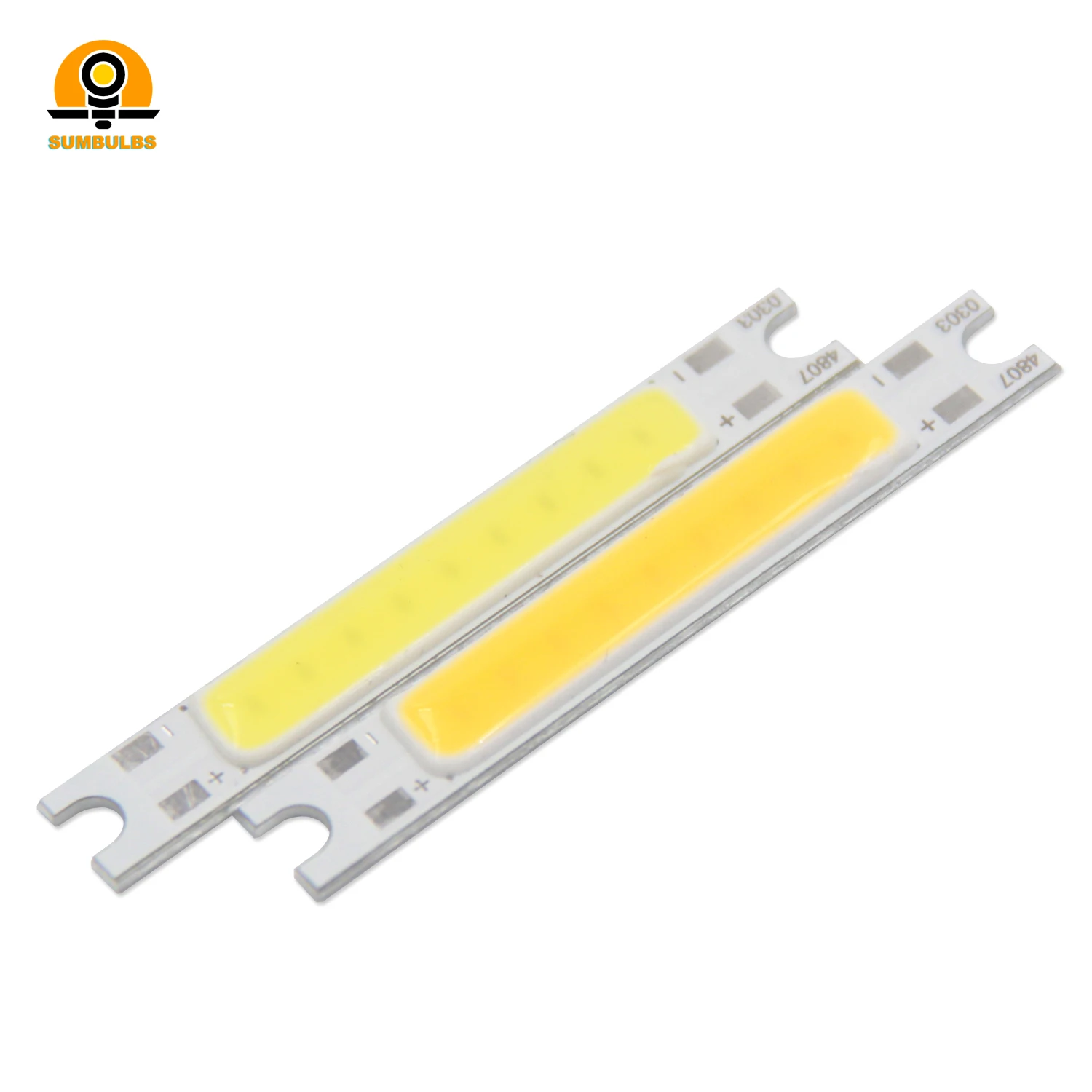 Lampa ścienna LED Źródło światła 48x7mm Mini Mały Rozmiar 3W DC 9V-11V 300mA Żarówka COB Chip na pokładzie Pasek do samodzielnej lampy stołowej na