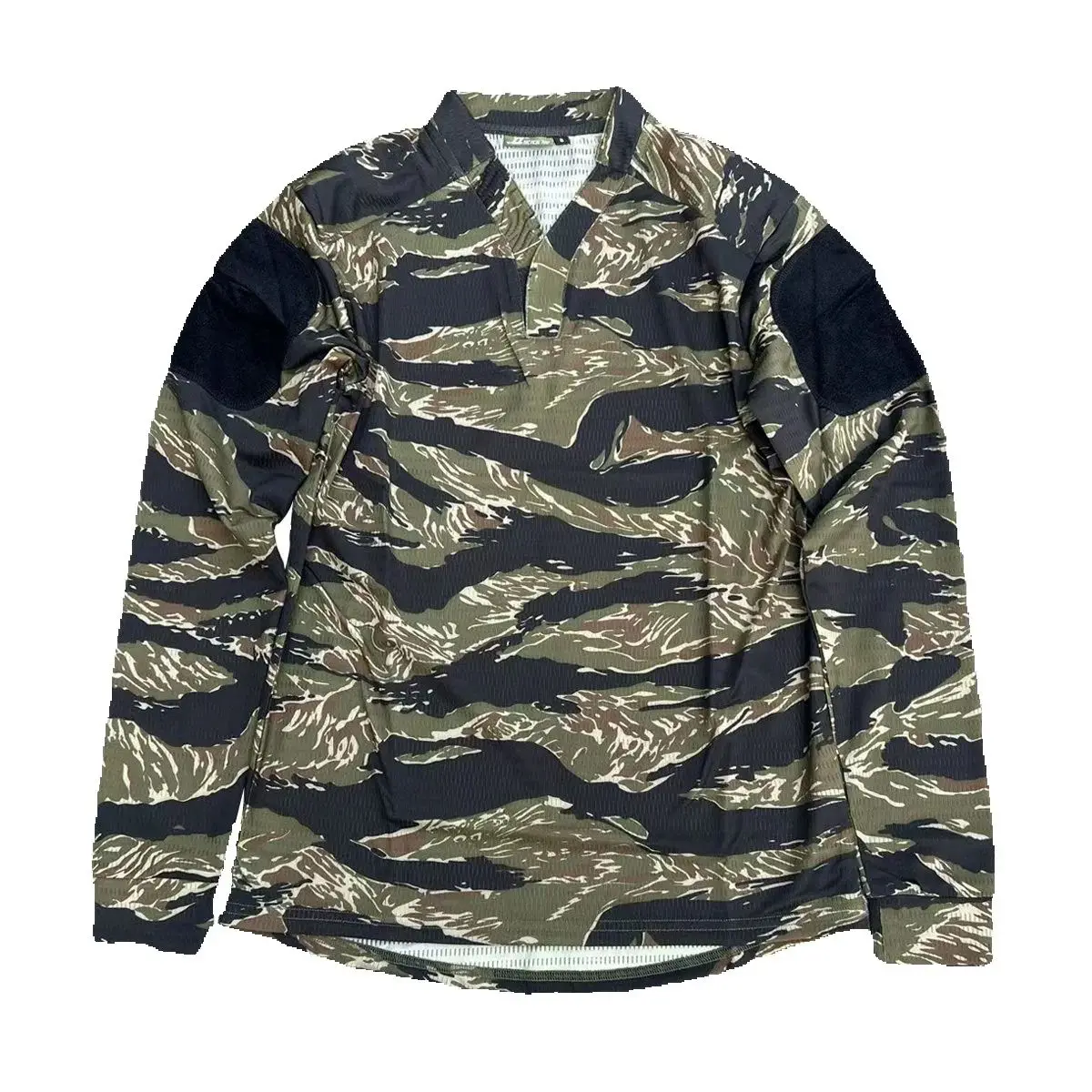 Rugby Quick Dry vs Tactical Vietnam War Tiger Pattern Long Sleeve T-shirt Jungle Tiger Spot Tactical Top