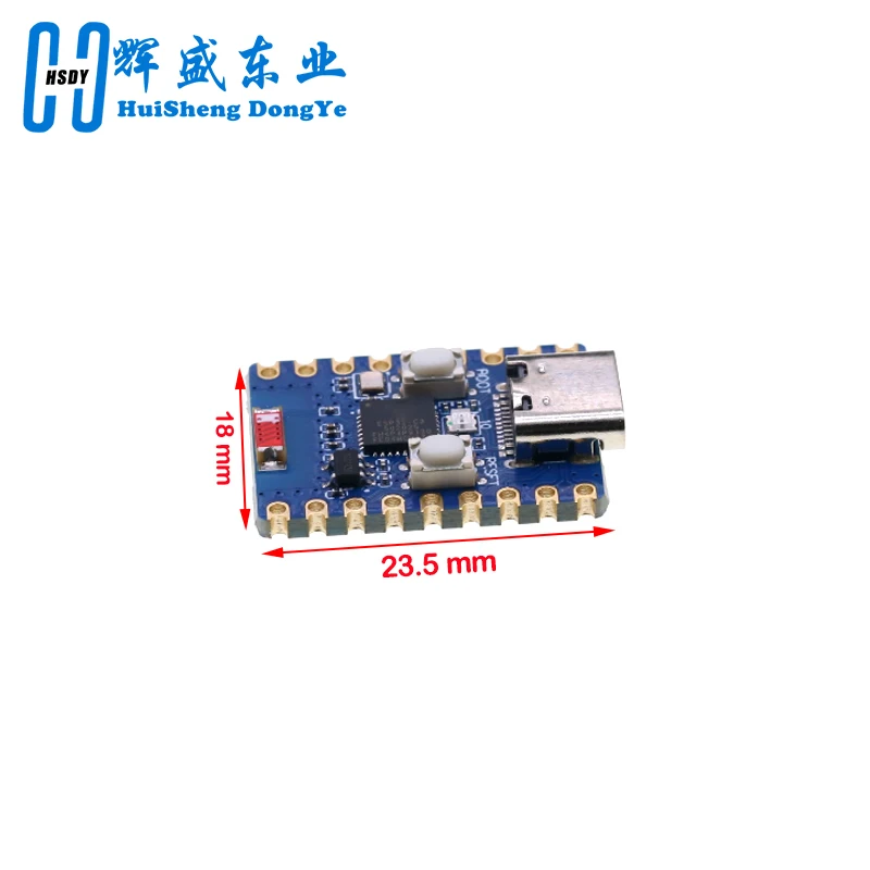 1-5PCS ESP32-C3-Zero ESP32-C3 Mini Development Board Based on ESP32-C3FH4 2.4GHz WiFi Bluetooth 5 built-in 4MB Flash USB Type-C