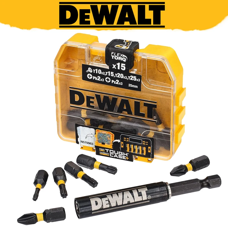 DEWALT DT70577T Screwdriving Bit Set Holder TSTAK Small Bulk Storage Sets Mixed Set Power Tool Attachments DT70577