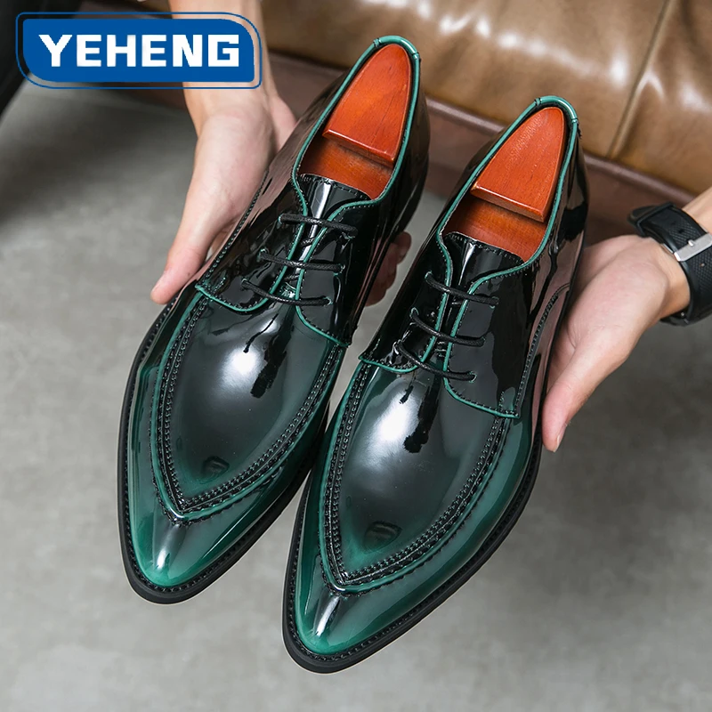 classic-men-tuxedo-wedding-shoes-luxury-gradient-green-shiny-patent-leather-derby-shoes-pointed-toes-formal-business-dress-shoes