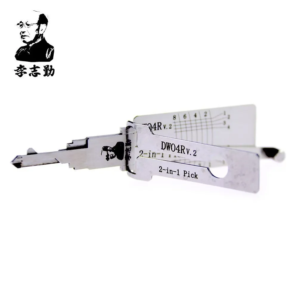 Lishi DWO4R 2-in-1 Decoder and Pick LOCKSMITH TOOL for Chevrolet