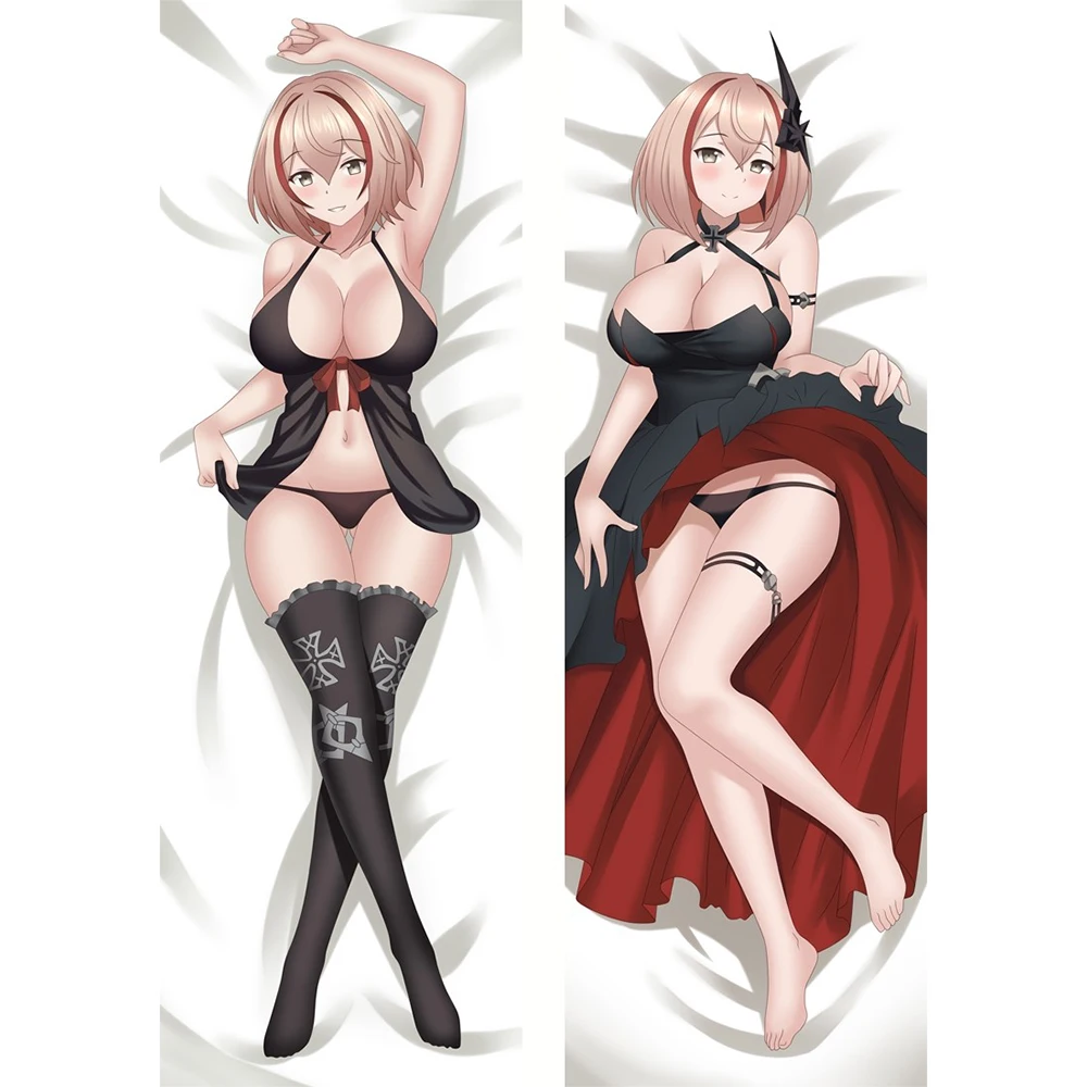 

Anime Decor Pillow Case Azur Lane ROC Chen Hai Body Pillow CaseWaifu Pillowcase 2-Side Print Hugging Body Cushion Cover Gift