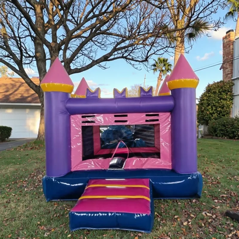 High quality inflatable castle children's trampoline indoor and outdoor garden amusement equipment
