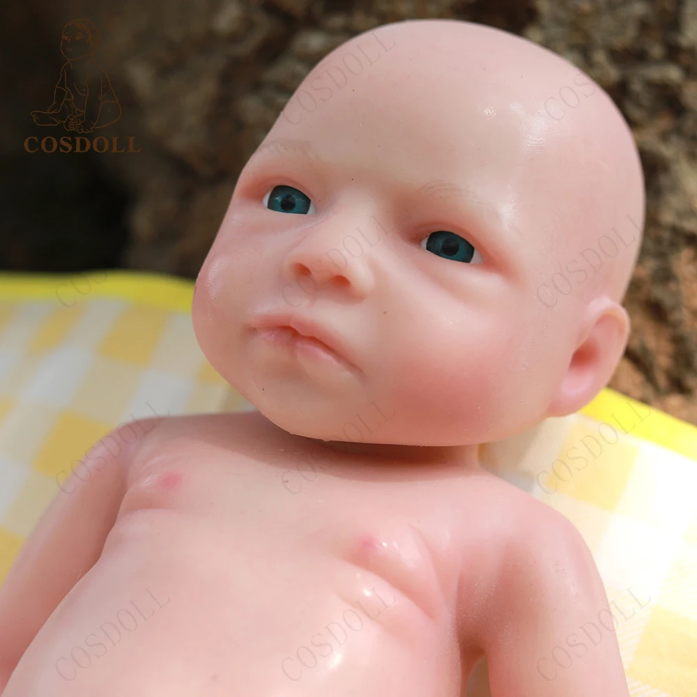 COSDOLL 17.7 นิ้ว 2800g ตุ๊กตาเด็กทารก Reborn ตุ๊กตาเด็กทารกสมจริงตุ๊กตาของเล่นสําหรับเด็กการศึกษานุ่ม DIY ของเล่นเปล่าวันเกิด Xmas ของขวัญ