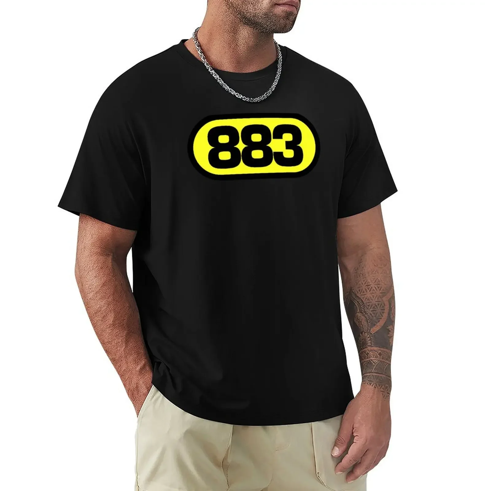 Max Pezzali & 883 Logo Tribute: A Salute to Musical Excellence T-Shirt boys animal print oversized customs mens plain t shirts