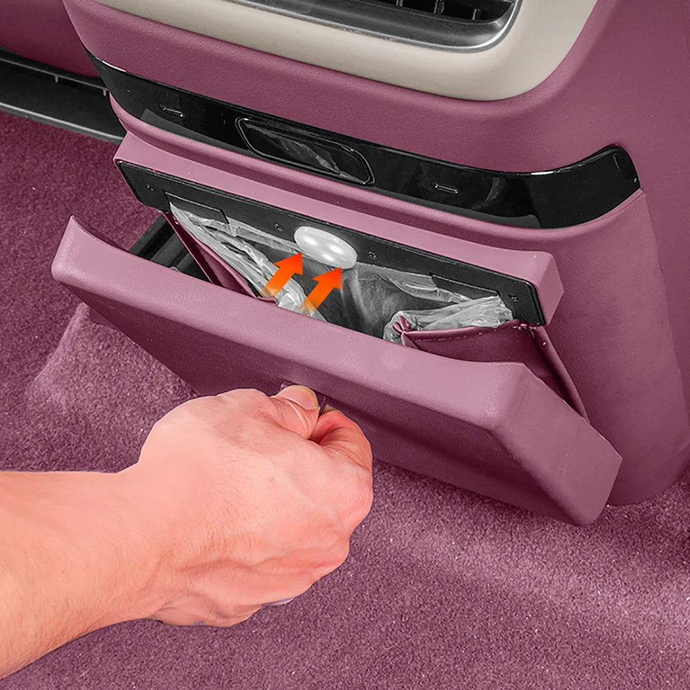 سيارة المقعد الخلفي مكافحة ركلة غطاء الوسادة صالح ل Xiaomi YU7 2025 2026 الثلاجة سلة المهملات الداخلية ترقية تعديل الملحقات #5