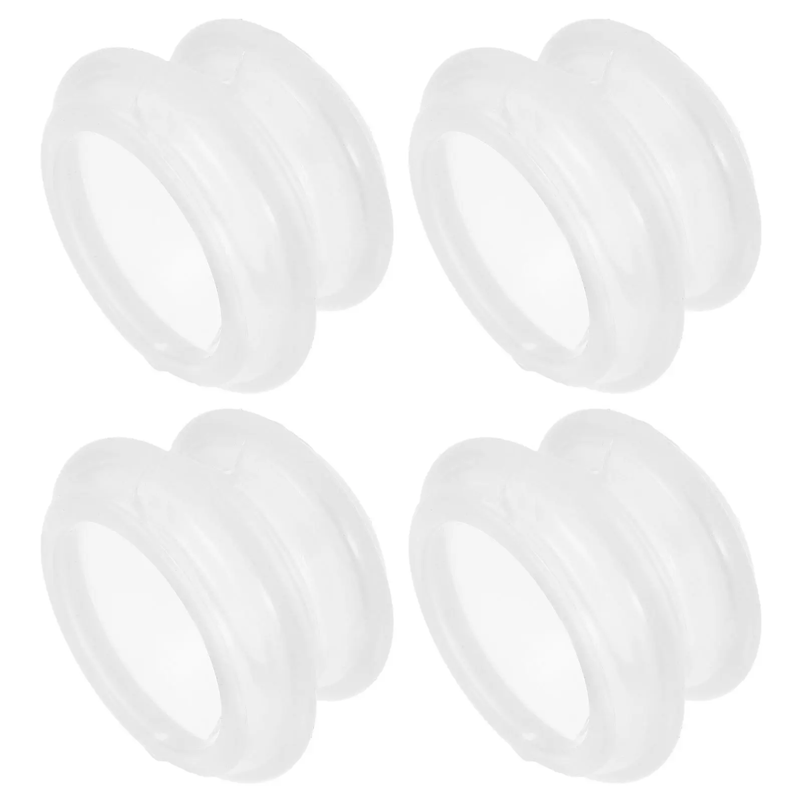 

4Pcs Silicone Facial Cupping Set Transparent Vacuum Suction Cups for Face Massage Beauty Therapy Spa Skin Care Tool