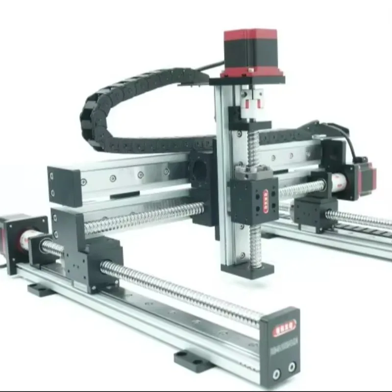 RXSN40 QRXQ Modulo binario a vite con lunghezza personalizzabile con struttura XYZ ad alta precisione con cuscinetto centrale servomotore passo-passo a basso rumore