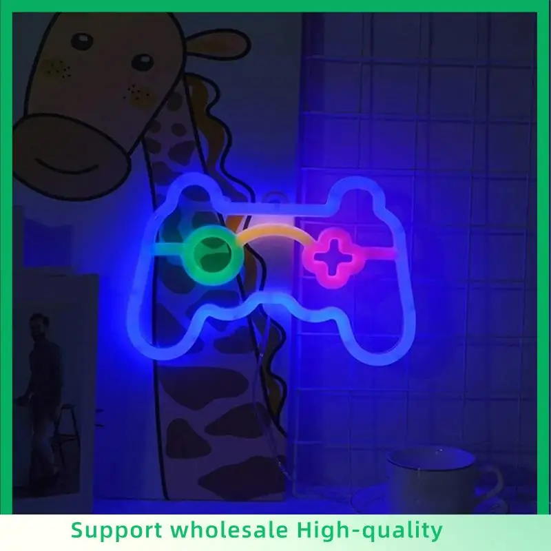

ABSF Neon Sign Gamepad Neon Sign Led Neon Light USB Powered For Wall Decor Bedroom Banquet Pub Gaming Room Decoration