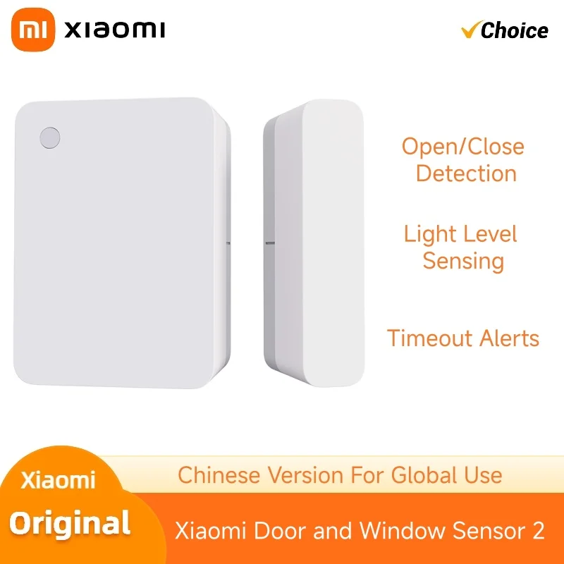 Door and Window Sensor 2 Bluetooth 5.1 Xiaomi Door and Window Sensor 2 Opening and Closing Record Light Judgment