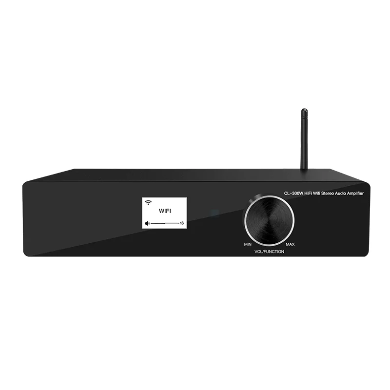 

CL-300W Hifi Wifi multiroom HDM I Airplay LAN BT оптический виниловый USB вход 2*275 Вт высокомощный стерео аудио усилитель мощности