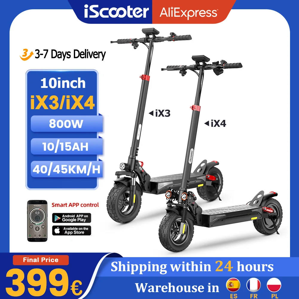 iScooter iX4: La Mejor Opción para Viajar con Comodidad y Potencia