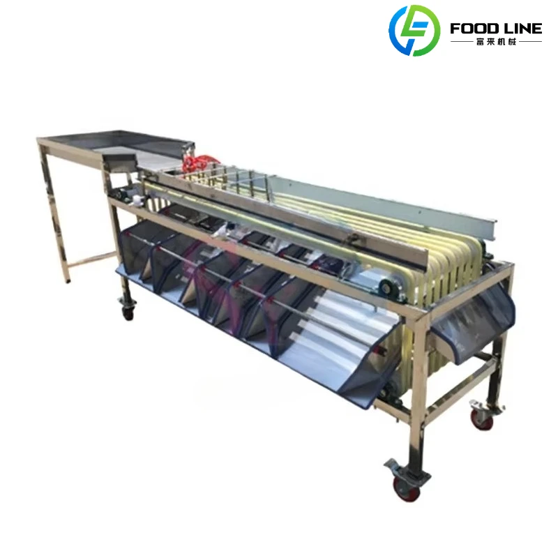 Customized High Efficiency Industrial 6-Level Medium Hawthorn Grading Sorting Machine Fruits Cherry Tomato Walnut Potato Sorter