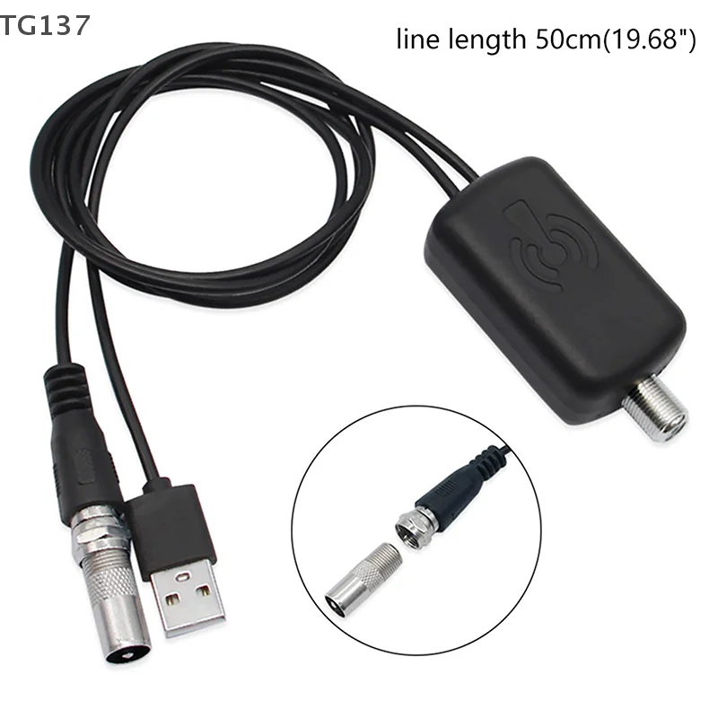 

ABS черный HDTV антенный усилитель 4K малошумящий усилитель ТВ-сигнала с высоким коэффициентом усиления UHD аксессуары для телевизоров