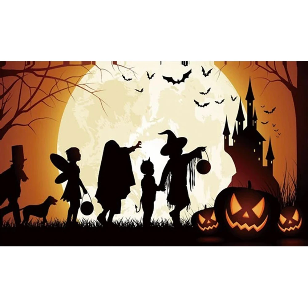 Halloween Sorcerer Vampire Bat Horror custom hobby gift home activity decoration banner flag