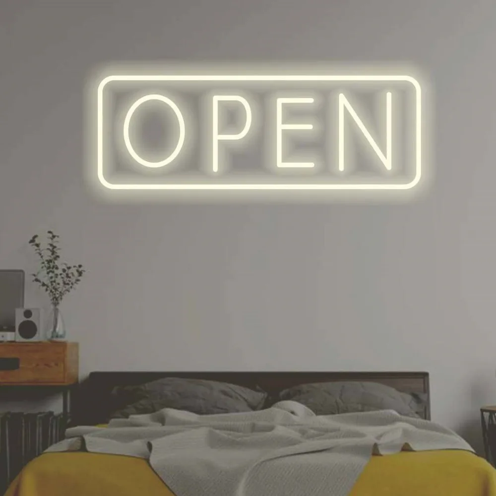 OPEN Neon Signs Handmade Custom LED Neon Sign,Wedding Light Sign,Neon LED Sign,Neon Lights,Name Neon Lights,Neon Sign Custom