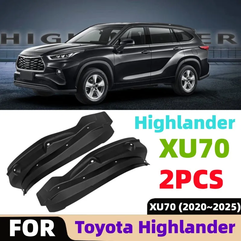Für Toyota Highlander XU70 2020 2021 2022~2025 2 Stück/Set Auto Schmutzfänger Hinterrad-Verkleidung Spritzschutz Kotflügel Zubehör