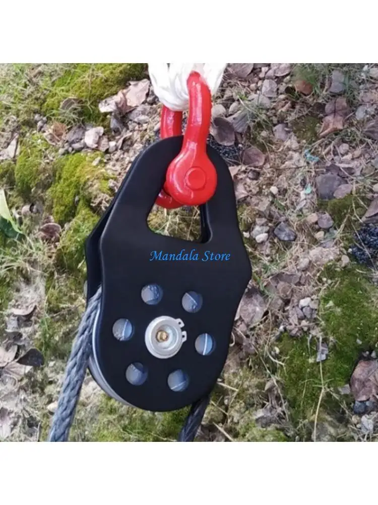 u2jc-–-bloc-poulie-d'arrachage-haute-resistance-10-tonnes-rouleau-en-nylon-pour-diametre-corde-maximum-17mm