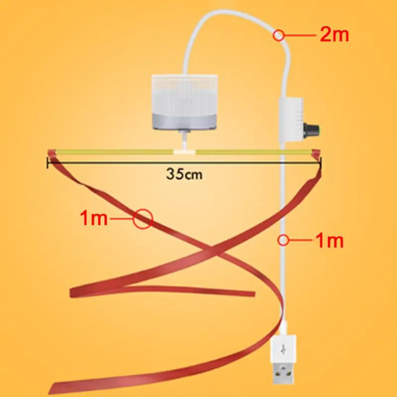 12V-85V 어댑터 및 속도 제어용 20CB 파리 벌레 퇴치 천장 선풍기 ON OFF