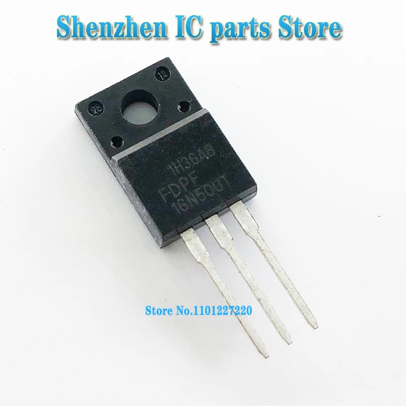 10pcs/lot FDPF16N50UT FQPF16N50 16N50 TO-220F In Stock