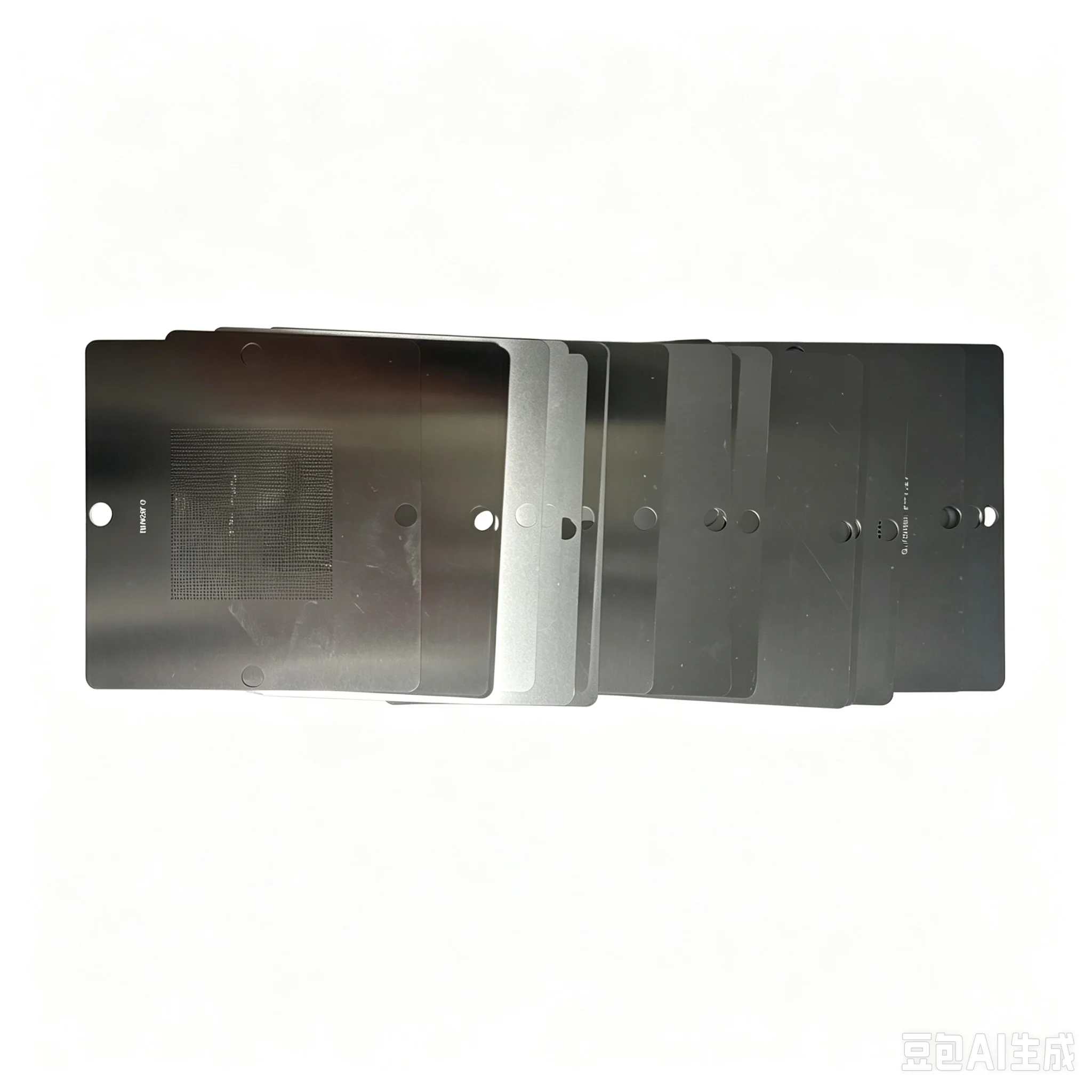 29Pcs Universal BGA Reballing Stencil Kit 90x90mm Direct Heating Steel Mesh Template for Laptop IC Chip Rework Repair