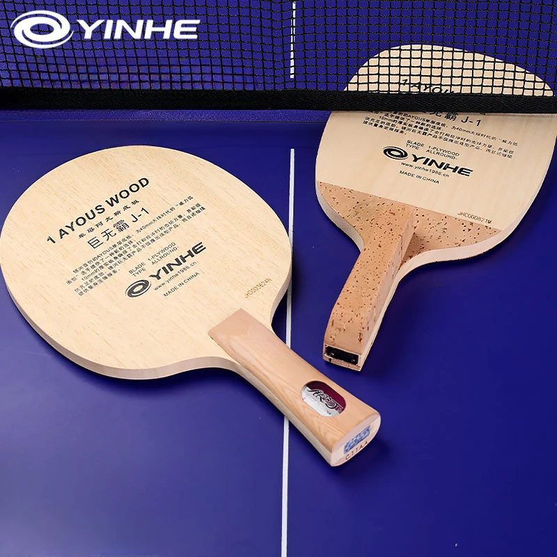 YINHE J1 Table Tennis Blade 1 Layer AYOUS 10±0.2mm 98±5g Ping Pong Racket Pure Wood Japanese Ping Pong Paddle Board Bat Racquet