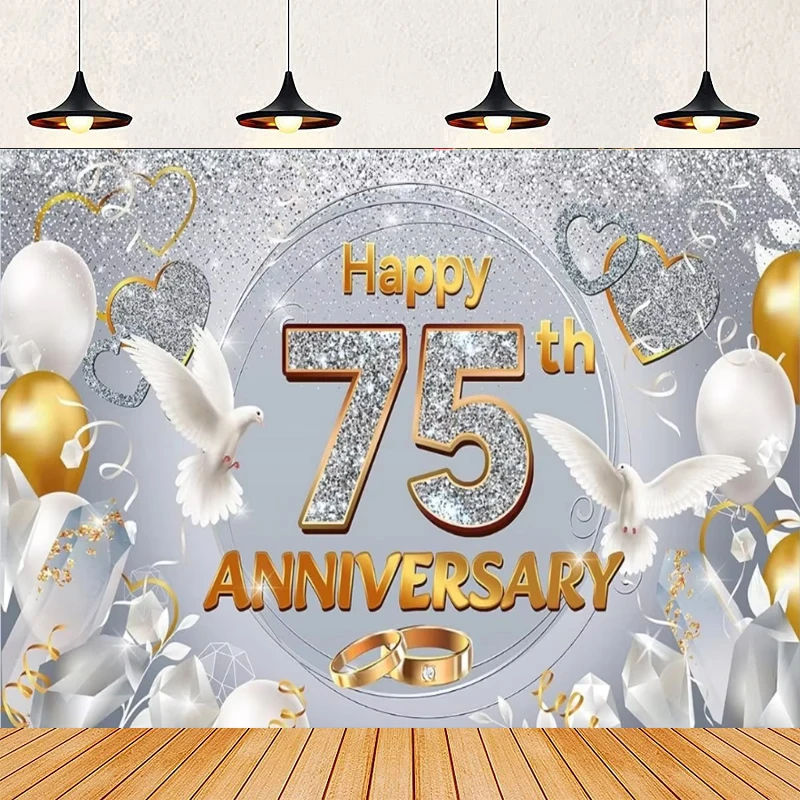 

Фон для фотосъемки воздушные шары баннер для женщин с 75 лет день рождения декор фон настенный постер