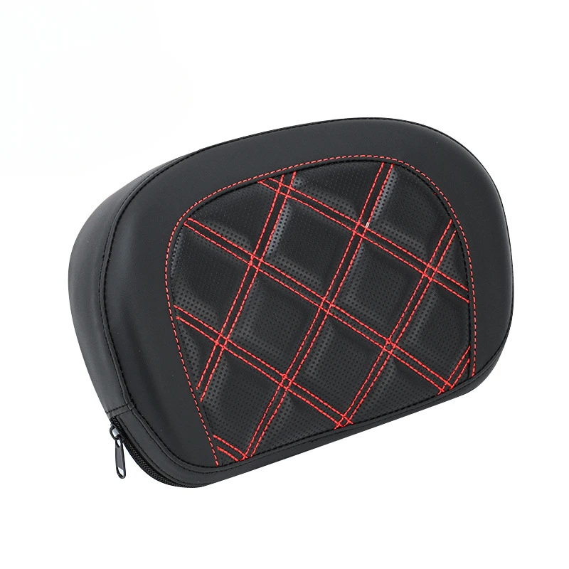 Suitable for Motorcycle Accessories, Large Gliding Modification, Black Backrest Cushion