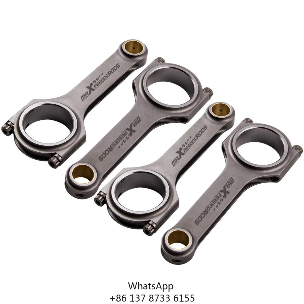 

H Beam Racing Connecting Rods For Ford Duratec 2.3 for Mazda MZR 2.3 Bielle Conrod ARP Bolts