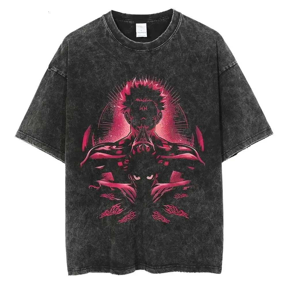 

Jujutsu Kaisen Anime Style T-Shirt 2026 Summer Cotton Unisex Casual Streetwear Short Sleeve Y2K Streetwear Trend