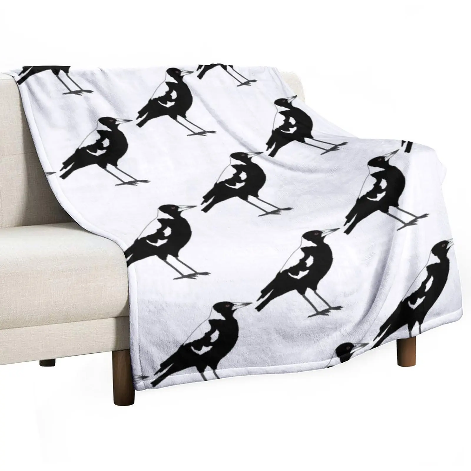 

Australian Magpie Throw Blanket Decorative Throw Giant Sofa Softest Beach Blankets