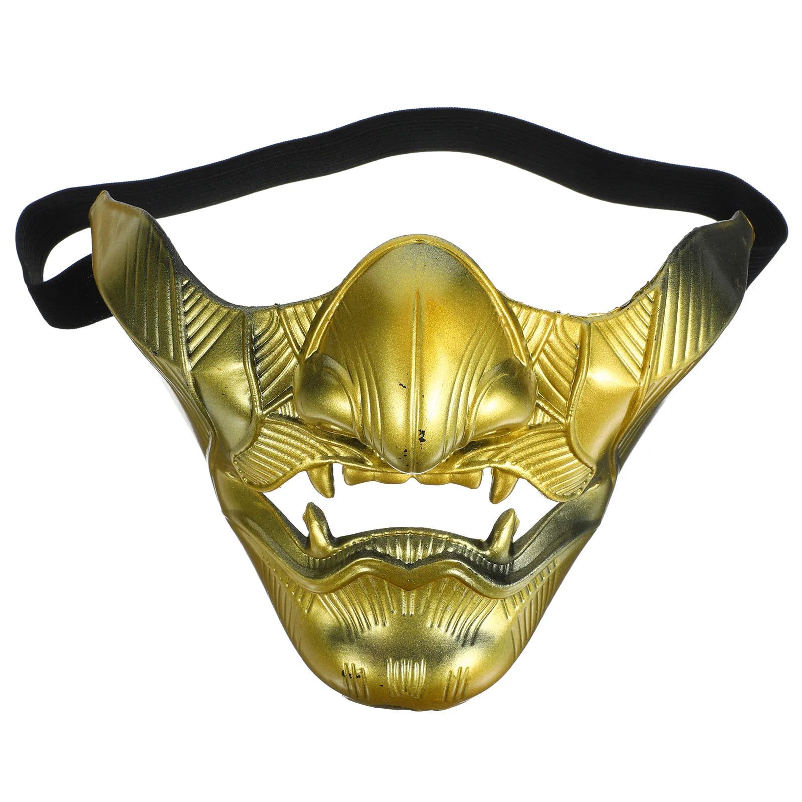 Maschera Cosplay giapponese Plastica Uomo Donna Puntelli per feste Divertente elastico B Dettaglio Accessori per il trucco dal design luminoso di lunga durata