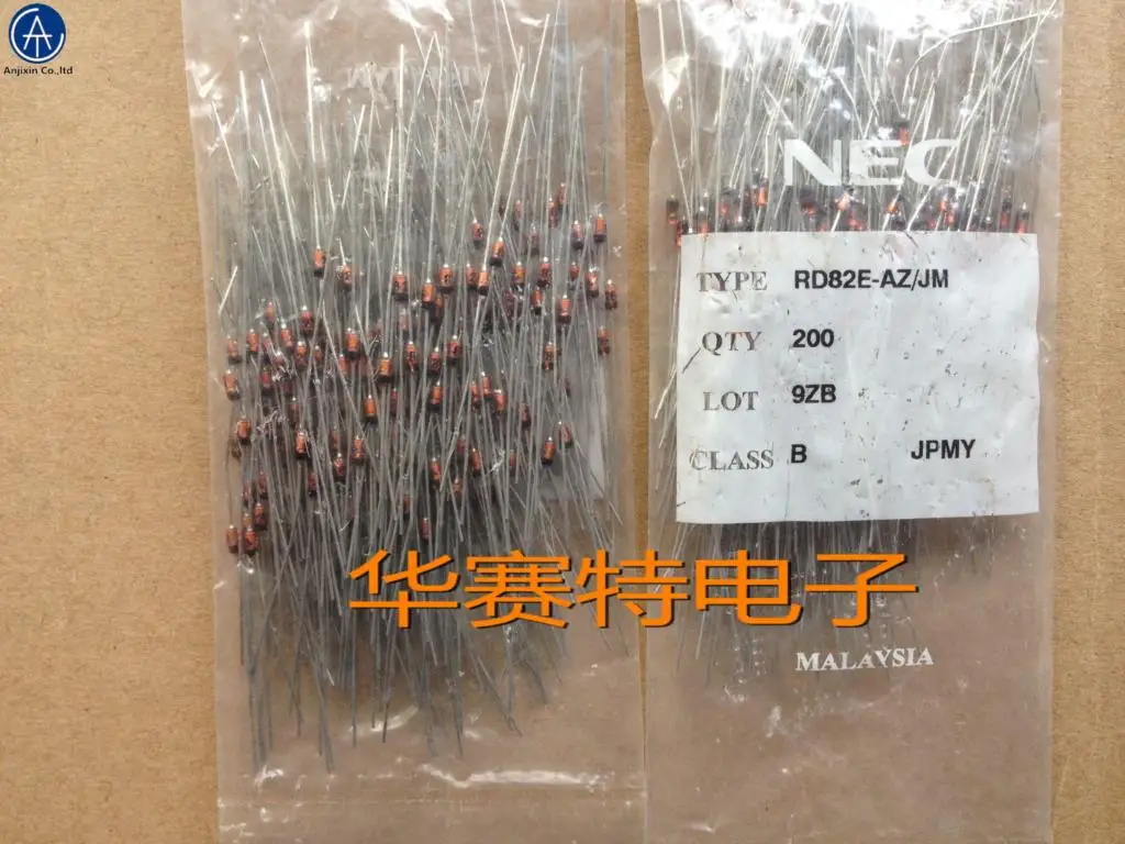 30pcs 100% orginal new RD82E-AZ/JM RD82E 82B DO-35 0.5W 82V