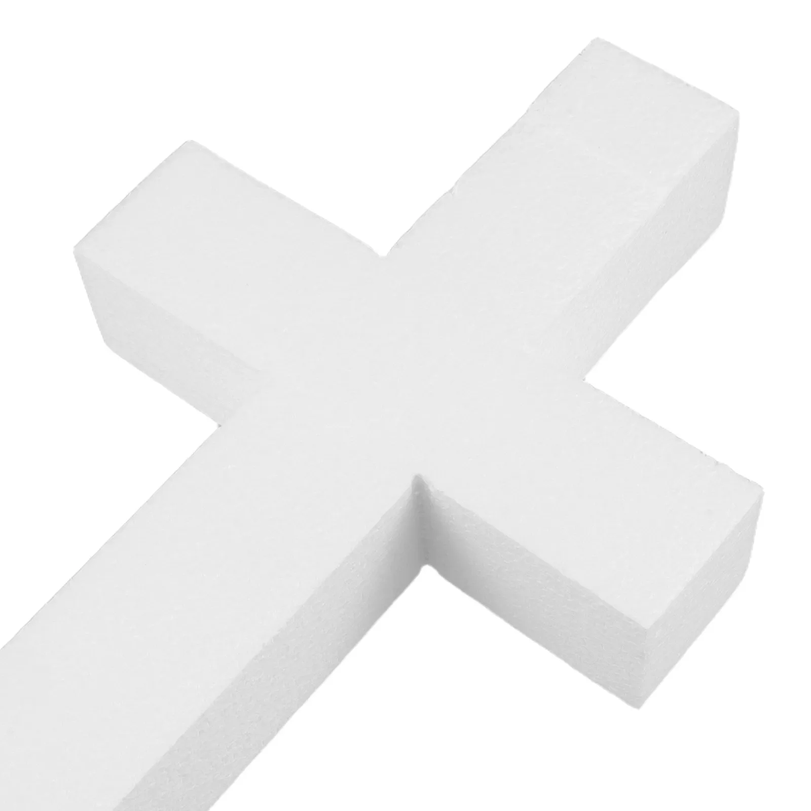 Unfinished Foam Cross 17.3x11.8 Inch Blank Religious Craft for First Holy Communion Decor DIY Paintable Cross Decoration